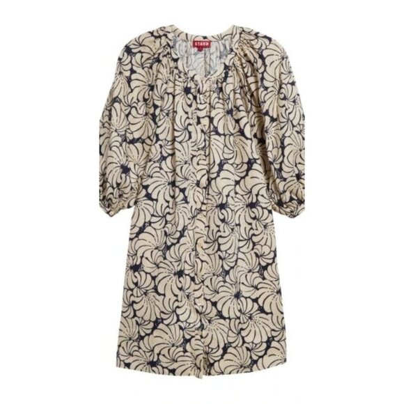 New NWT STAUD Mini Vince Print Dress Sz S MSRP $395 - Picture 6 of 7